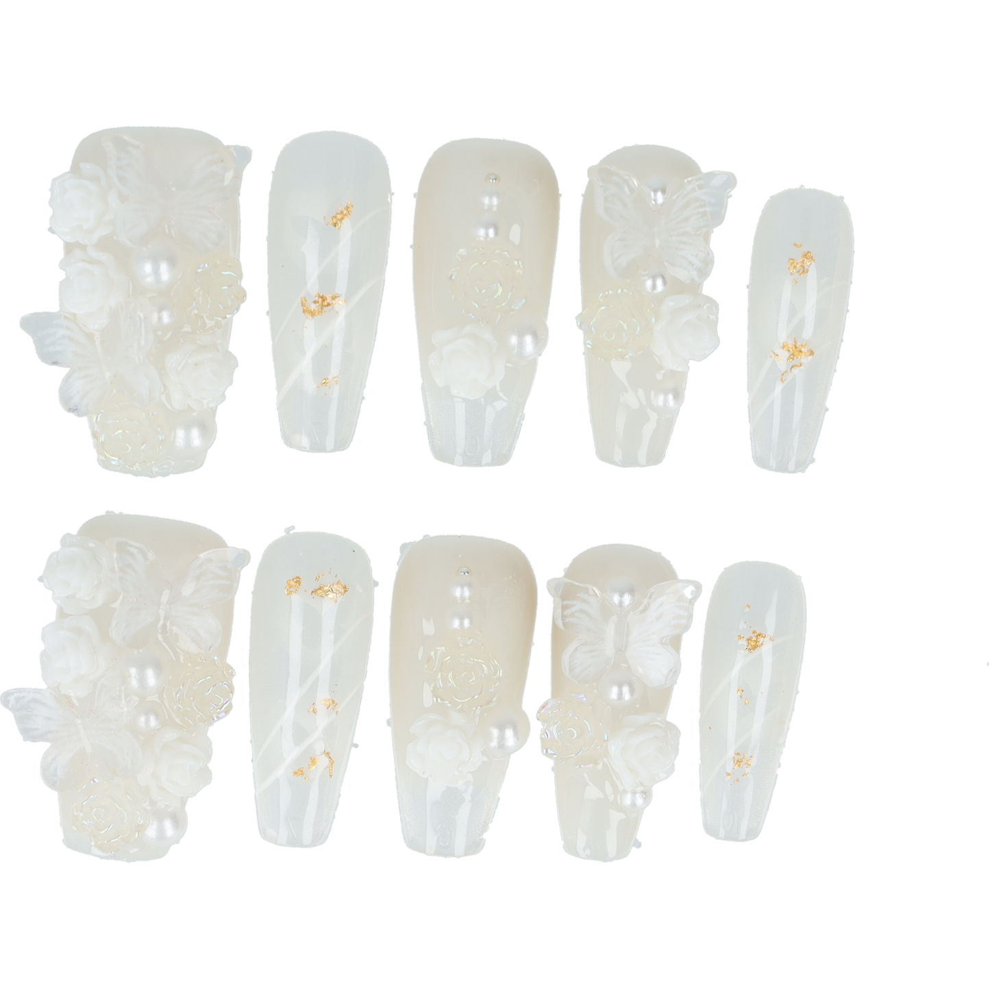 Handmade Press on nails no. 20 maat s