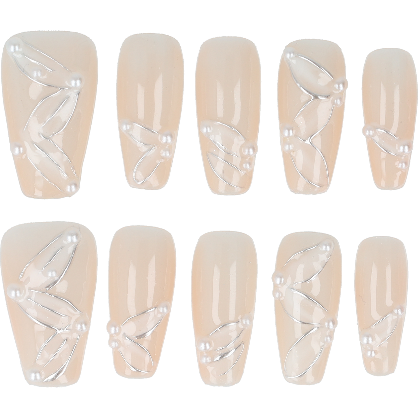 Handmade Press on nails no. 21