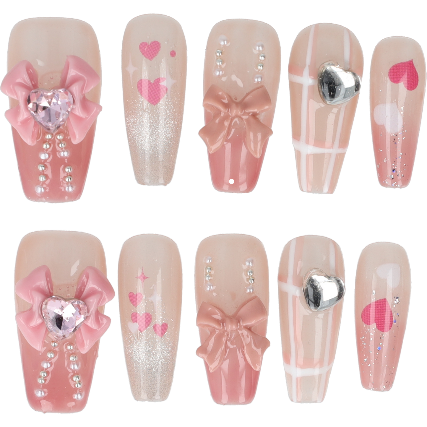 Handmade Press on nails no. 22